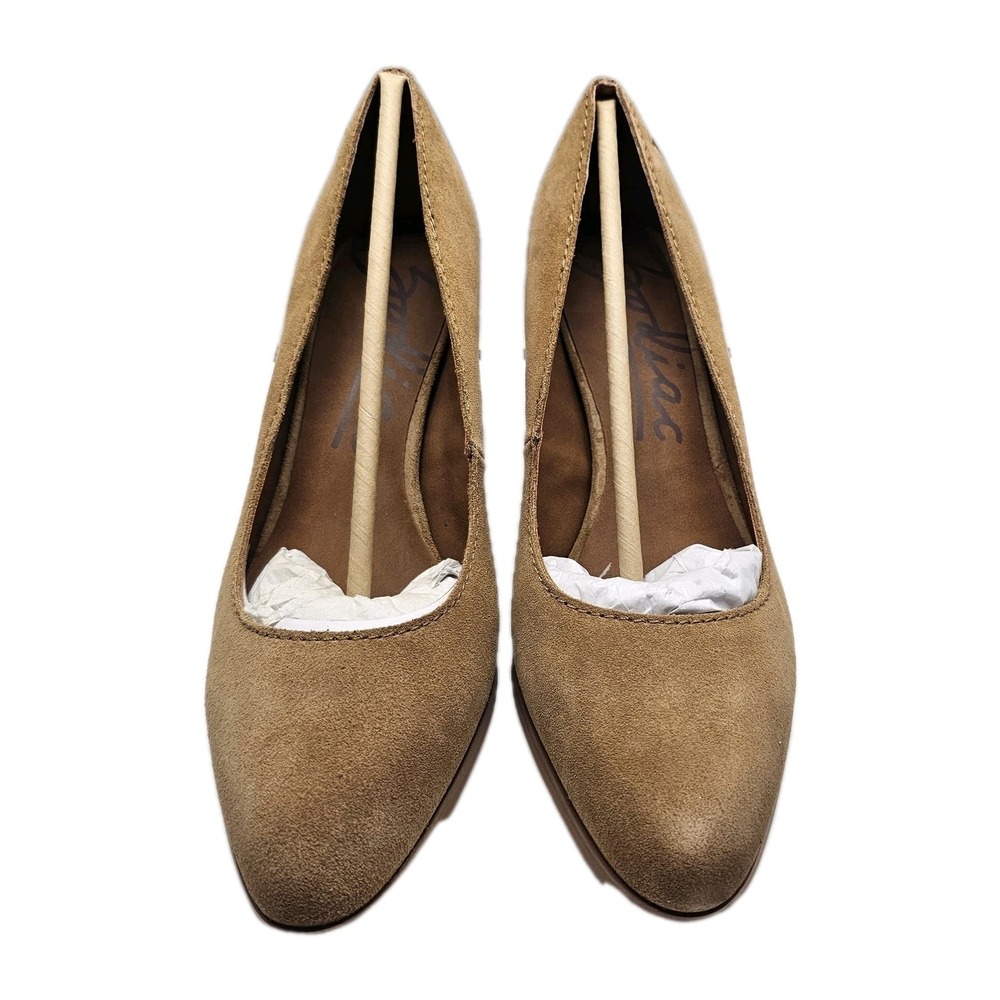 Zodiac Gloria Heel Pump Size 9 1/2 M Latte Tan Suede New In Box